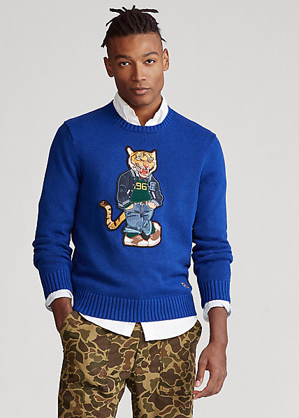 Calvin klein sale bear sweater